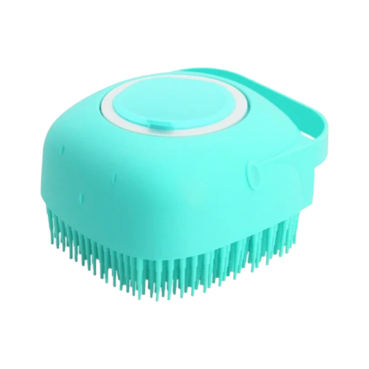 PetGlow Massaging Shampoo Bath Brush Turquoise